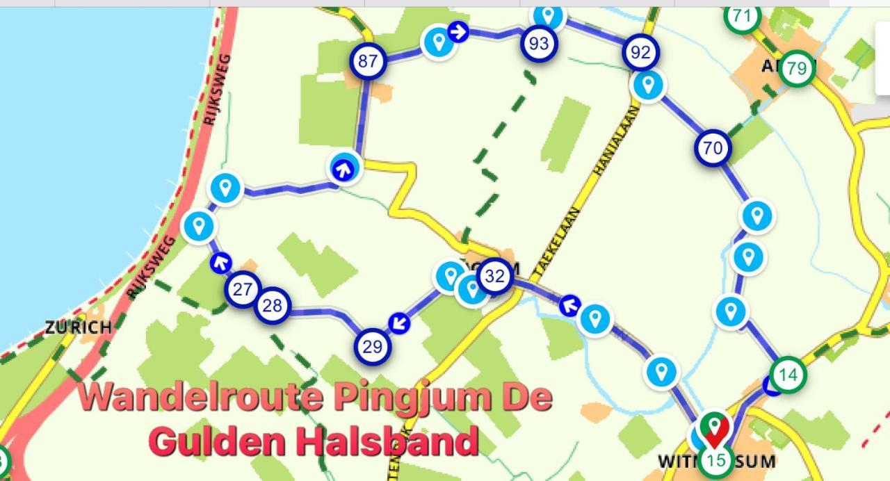 B&B De Gulden Halsband Pingjum Exterior foto